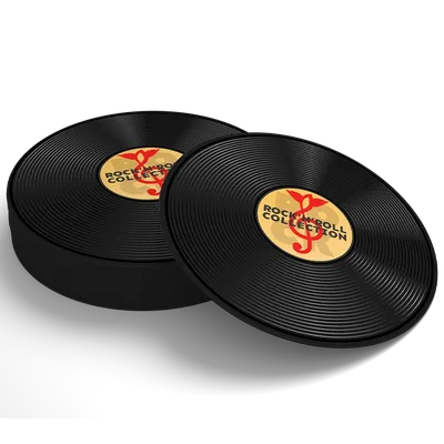 Soft Plastic Record Coaster